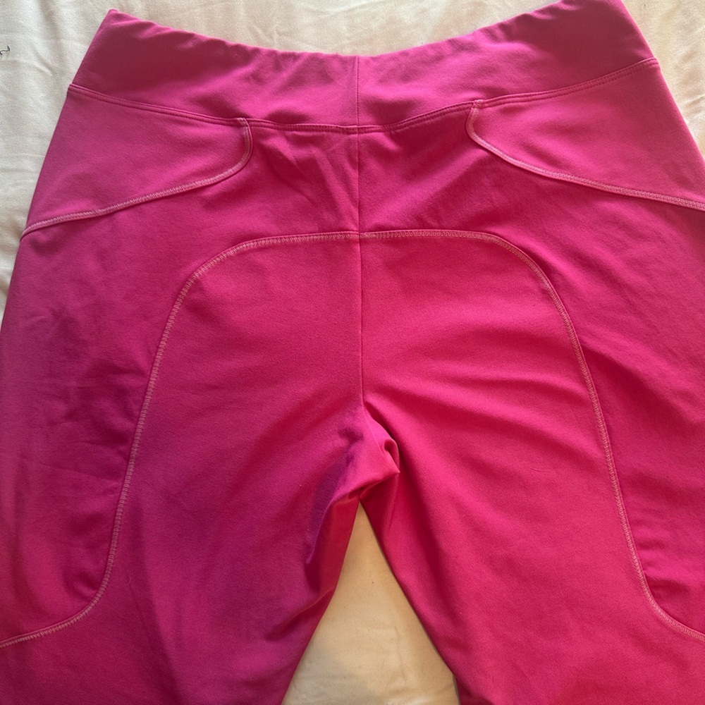 Nike Dri-Fit Women’s Athletic Pants Size 6 – Hot Pink Magenta, Zip Ankle,Pocket - Picture 8 of 15